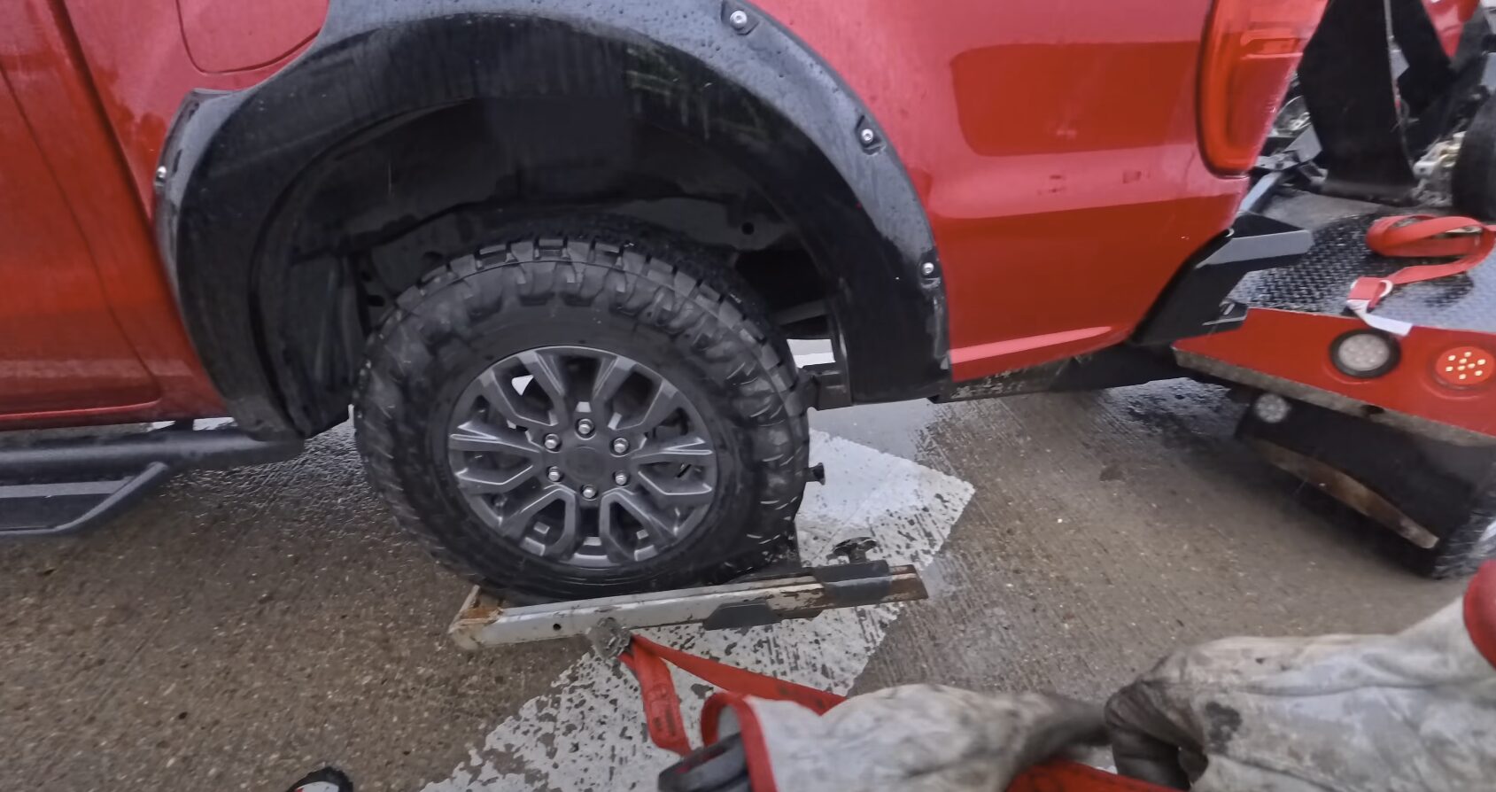 Heavy-duty towing and winching service for off-road recovery